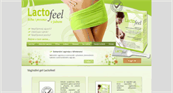 Desktop Screenshot of lactofeel.cz