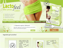 Tablet Screenshot of lactofeel.cz